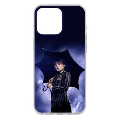 Лот: 25047559. Фото: 1. Чехол Krutoff Clear Case "Уэнсдей... Чехлы, бамперы