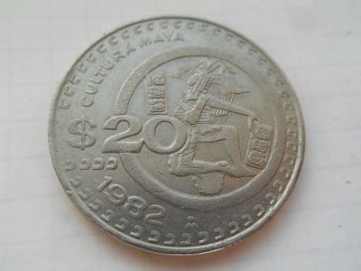 Лот: 7266828. Фото: 1. Мексика 20 песо 1982. Америка