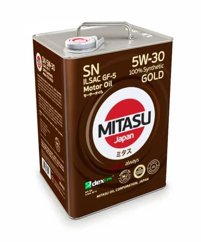 Лот: 7851278. Фото: 1. MiTASU GOLD SN 5w30 синтетическое... Масла, жидкости