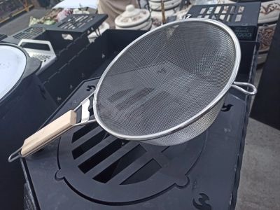 Лот: 20969241. Фото: 1. Сито из нержавейки 21см с ручкой. Кухонные аксессуары