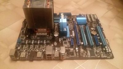 Лот: 8513435. Фото: 1. AMD Phenom II X6 1075T + Asus... Процессоры