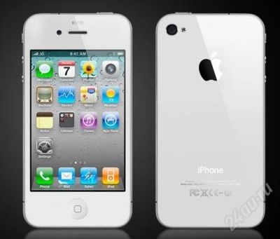 Лот: 1850295. Фото: 1. IPHONE 4. Белый. В идеале практически... Смартфоны