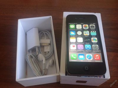 Лот: 5655943. Фото: 1. Продам iPhone 4s 16gb Black. Смартфоны