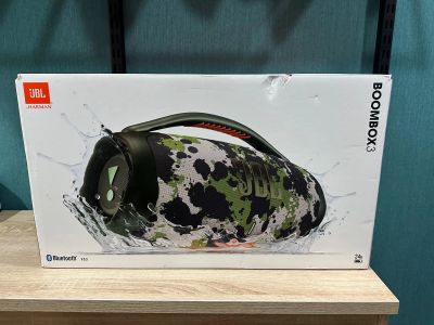 Лот: 20904115. Фото: 1. Колонка JBL BoomBox 3 Камуфляж... Портативные, беспроводные колонки