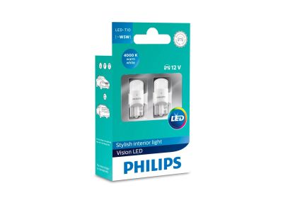 Лот: 17292999. Фото: 1. Philips w5w led T10 4000k. Оптика и освещение