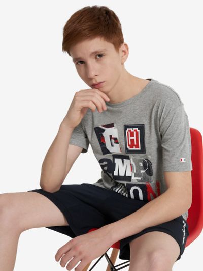 Лот: 24952768. Фото: 1. Футболка для мальчиков Champion... Другое (спортивная одежда)