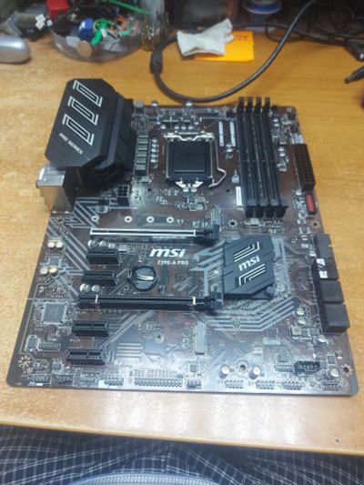 Лот: 25581178. Фото: 1. Материнская плата MSI z390-a pro. Материнские платы