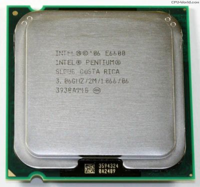 Лот: 6950338. Фото: 1. Intel® Pentium® Processor E6600... Процессоры