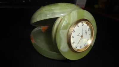 Лот: 6720634. Фото: 1. Часы из камня. Часы настенные, настольные