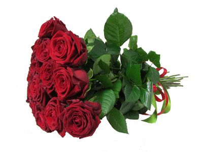 Лот: 7836808. Фото: 1. Букет из 15 красных красивых свежих... Свежие цветы