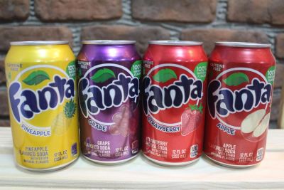 Лот: 7849318. Фото: 1. Напиток Fanta 0.35мл США. Напитки