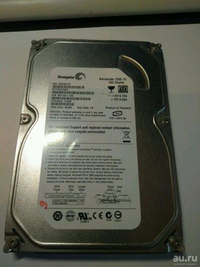 Лот: 4863864. Фото: 1. Seagate Barracude 7200.10 160Gb... Жёсткие диски (HDD)