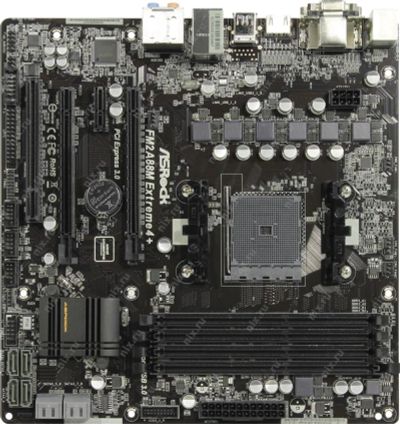 Лот: 10879629. Фото: 1. Материнская плата ASRock FM2A88M... Материнские платы