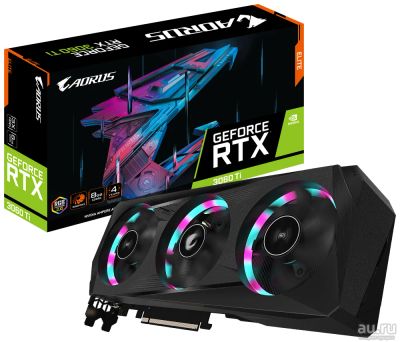 Лот: 18142420. Фото: 1. Видеокарта 8Gb RTX3060Ti Gigabyte... Видеокарты