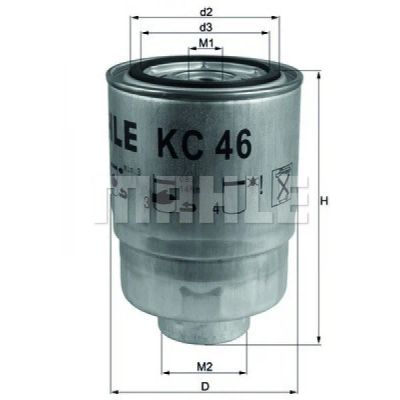 Лот: 16115462. Фото: 1. MAHLE Фильтр топливный KC 46 S0322... Другое (автозапчасти)