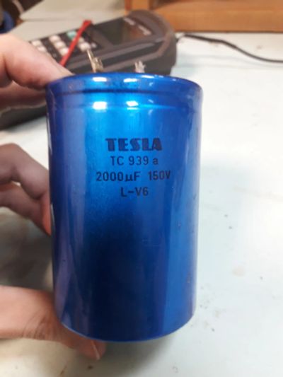Лот: 20179687. Фото: 1. Конденсаторы Tesla 2500 мкф 150... Конденсаторы