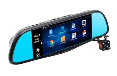 Лот: 9723333. Фото: 1. Recxon RX-7 Android #1 зеркало-регистратор. Видеорегистраторы,  радар-детекторы, системы парковки