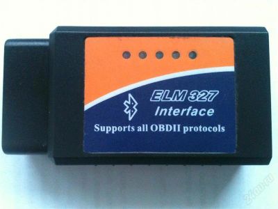 Лот: 1463376. Фото: 1. OBD 2 Bluetooth-адаптер ELM327. Диагностическое оборудование, измерительный инструмент