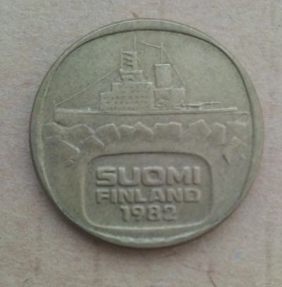 Лот: 18809013. Фото: 1. Финляндия. 5 марок. 1982 г. Корабль... Европа