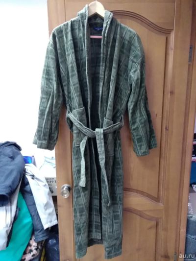 Лот: 13310309. Фото: 1. Банный халат. Зелёный. Размер... Домашняя одежда