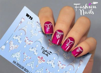 Лот: 11294194. Фото: 1. слайдер дизайн fashion nails sliders... Украшения, дизайн ногтей