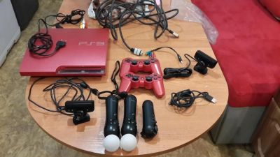 Лот: 6329885. Фото: 1. sony playstation 3 (160gb) +2... Игровые приставки, консоли