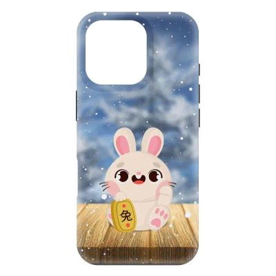 Лот: 25544561. Фото: 1. Чехол Krutoff Soft Case "Год кролика... Чехлы, бамперы