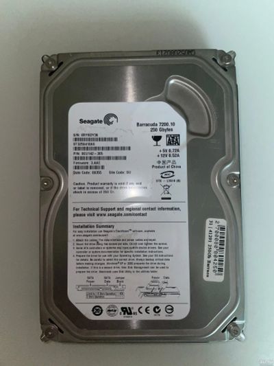 Лот: 18287226. Фото: 1. Жесткий диск SATA Seagate Barracuda... Жёсткие диски (HDD)