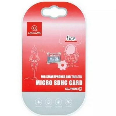 Лот: 22150712. Фото: 1. КАРТА ПАМЯТИ USAMS microSDHC 8GB... Карты памяти