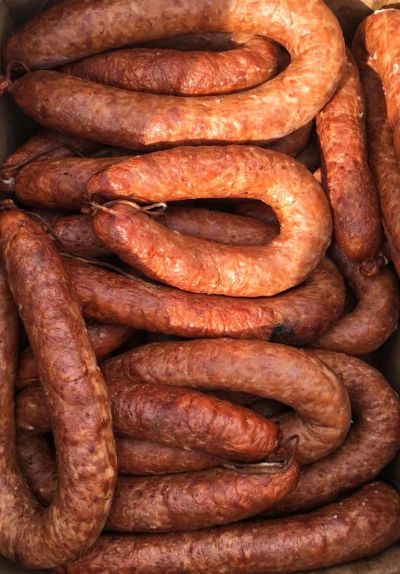 Лот: 18311129. Фото: 1. Колбаса копчёная домашняя. Мясо, птица, яйцо