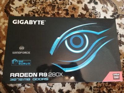 Лот: 16450980. Фото: 1. Gigabyte radeon r9 280x. Видеокарты