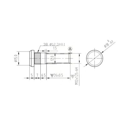 Лот: 20925513. Фото: 1. Шпилька колесная M12 x 1.25 х... Ходовая, подвеска, рулевое управление