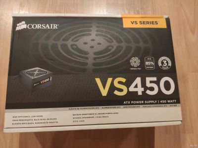 Лот: 18571130. Фото: 1. Блок питания Corsair VS450 450W. Корпуса, блоки питания
