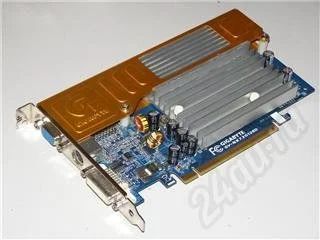 Лот: 301355. Фото: 1. PCI-E GeForce 7300gs 128mb 64bit... Видеокарты