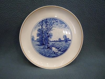 Лот: 25742682. Фото: 1. Декоративная тарелка Meissen 1960гг... Фарфор, керамика
