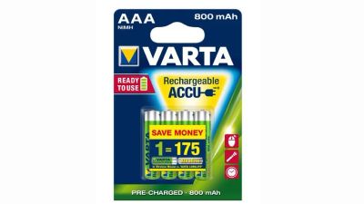 Лот: 6282781. Фото: 1. Аккумулятор AAA Varta 800 mAh... Аккумуляторы, зарядные