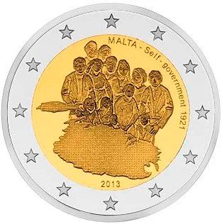 Лот: 9691259. Фото: 1. Мальта. 2 евро. 2013. Собственное... Европа