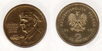 Лот: 2769544. Фото: 1. 2 злотых 2003 год. Бригадный генерал... Европа