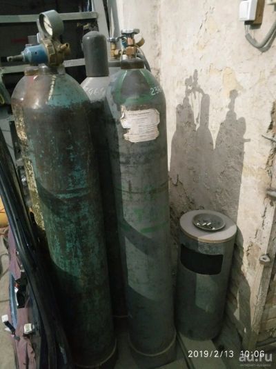 Лот: 13220085. Фото: 1. Баллон аргон. Баллоны, газ в баллонах