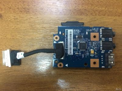 Лот: 13525023. Фото: 1. Б\У плата с USB, Audio портами... Платы расширения, контроллеры, доп. порты