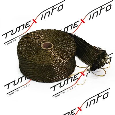 Лот: 20929067. Фото: 1. Термолента 1200 градусов базальтовая... Выхлопная система