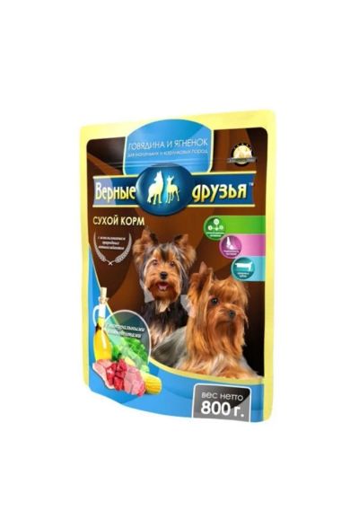 Лот: 5887589. Фото: 1. Корм Верные Друзья для собак маленьких... Корма