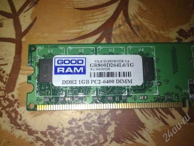 Лот: 349544. Фото: 1. goodram ddr2 1gb ps2 [продажа... Оперативная память