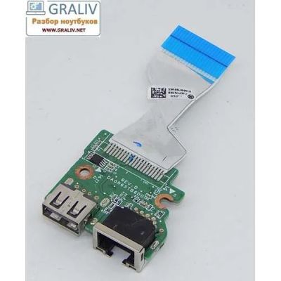 Лот: 8707985. Фото: 1. Плата расширения usb+lan для ноутбука... Платы расширения, контроллеры, доп. порты
