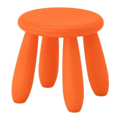 Лот: 12988331. Фото: 1. Табурет детский, оранжевый. Столики, стулья, парты