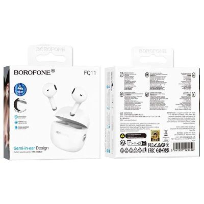 Лот: 25794696. Фото: 1. BT TWS Гарнитура BOROFONE FQ11... Наушники, гарнитуры