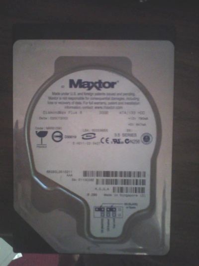 Лот: 3165635. Фото: 1. Жесткий диск MAXTOR NAR61590 7200RPM... Жёсткие диски (HDD)