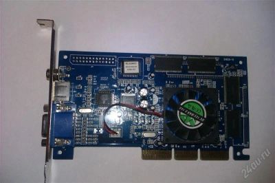 Лот: 2301283. Фото: 1. Виделкарта GeForce2 MX-400 w/TV... Видеокарты