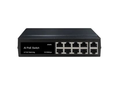 Лот: 25022025. Фото: 1. Коммутатор TS-S1210 POE 10 портовый... Коммутаторы
