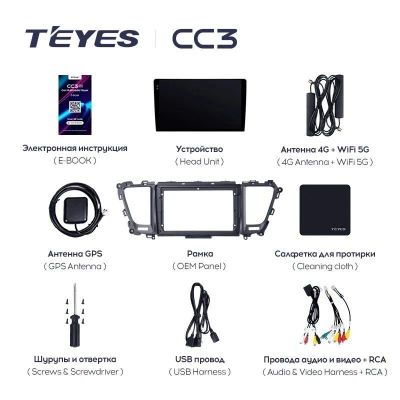 Лот: 21426506. Фото: 1. Штатная магнитола Teyes CC3L 4... Автомагнитолы